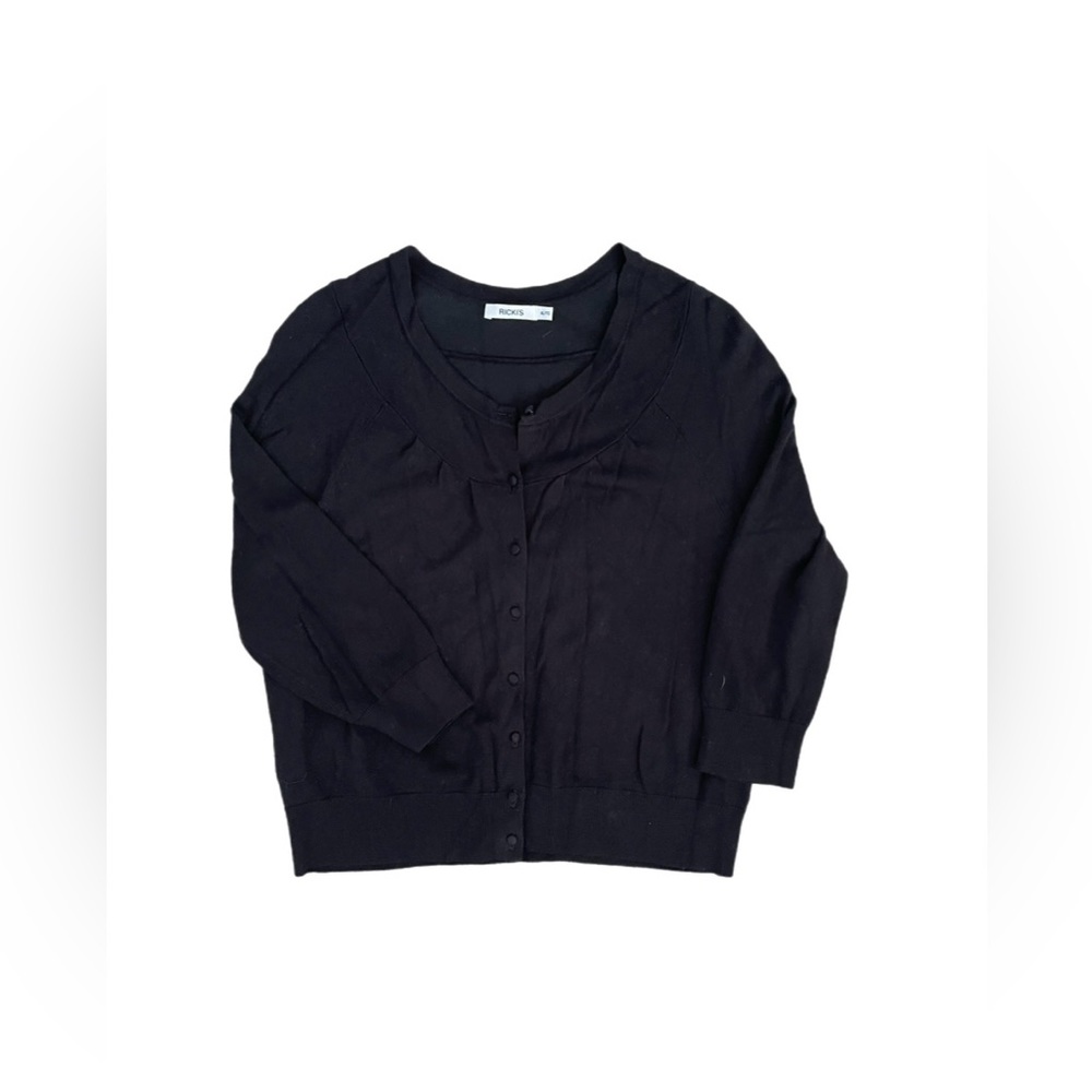 RICKIS lightweight black cardigan